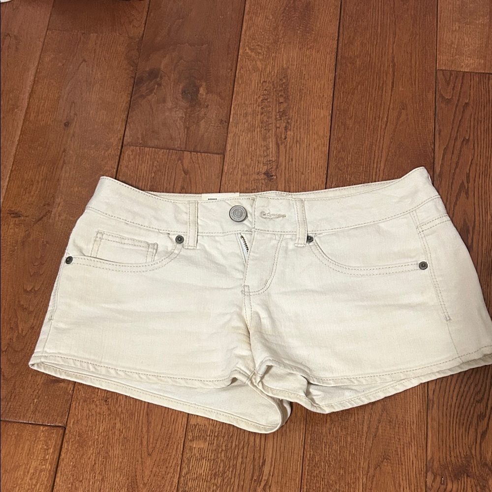 SO Cream Denim Low-Rise Women's Shorts